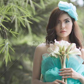 alone by Gregorius dian Samudra - People Portraits of Women