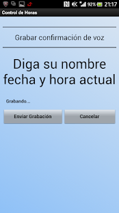 Control de horas NFC Screenshots 5