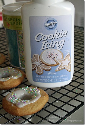 Skipping Stones Donut Cookies Frosting