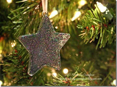 Star Ornament Glitter