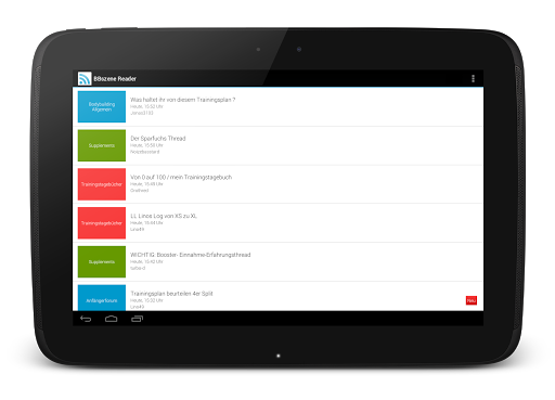 【免費工具App】Bodybuilding Szene Reader-APP點子