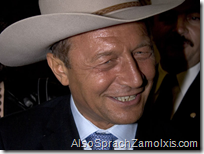 Traian Basescu - cowboy hat