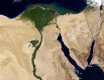 ig21 above nile river 02 14 Most Amazing Satellite Pictures You’ll Ever Seen Before