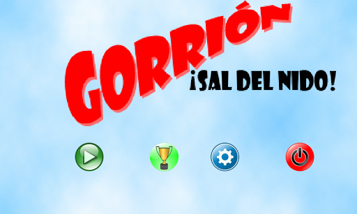 Gorrión sal del nido