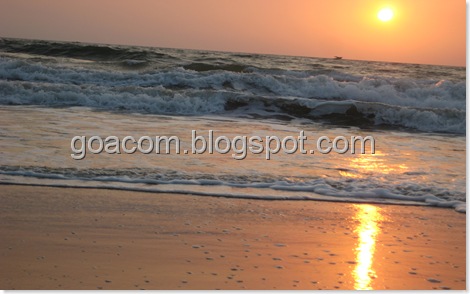 Goa sunset scene