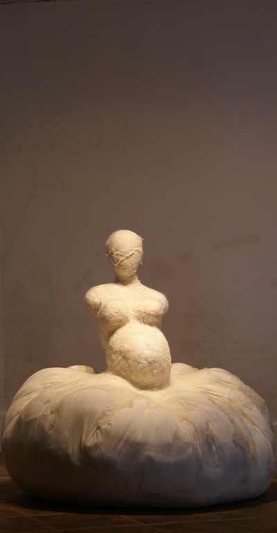 9. Ebb & Flow. Selected for Sculpture in Context. Fleece & Cotton