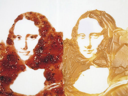 After Warhol: Double Mona Lisa (Peanut Butter and Jelly)