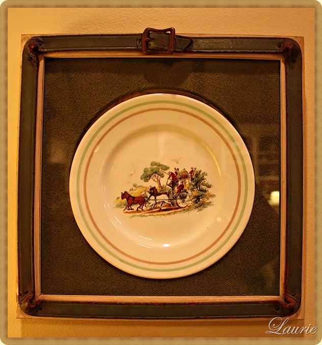 framed plate