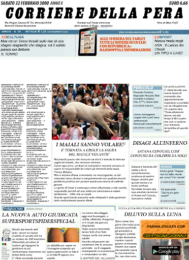 Crea Prima Pagina Giornale