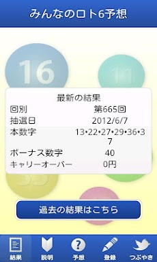 みんなのロト６予想 Androidアプリ Applion