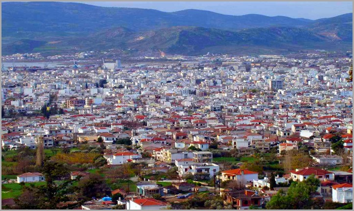  Θεσσαλία - Βόλος-Πήλιο Αποψη του Βόλου από την Ανακασιά,  Volos-Pelion view of Volos from Anakasia