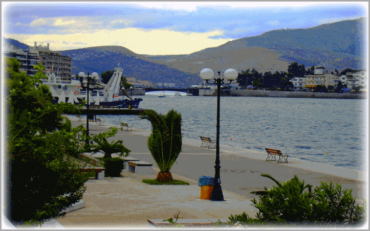 Μπουρίνι στο Λιμάνι. Χαλκίδα Ευβοϊκός -- Squalls in the port. Chalkis Evvoian
