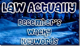 december's wacky keywords