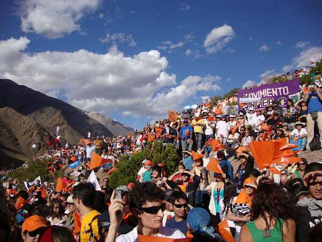 Arrivée de la Marche Mondiale pour la Paix et la Non-violence, 2 janvier 2010