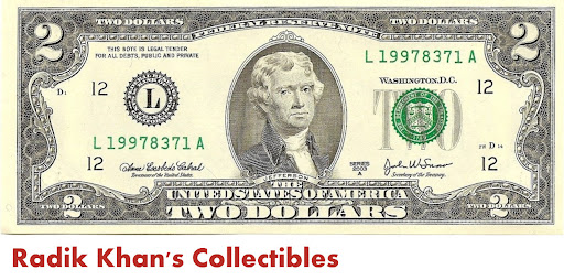 2 dollar bill back. Us 2 Dollar Bill Bank Note Two