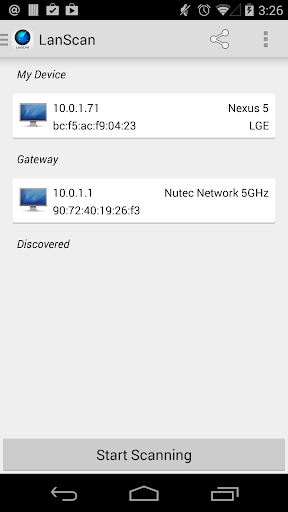 LAN Scan - Network Device Scan