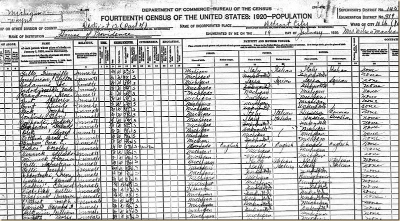 Family Daniels Census 1920 Raymond Frank cropped