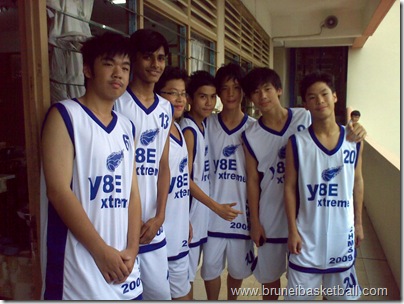Y8E basketbal team