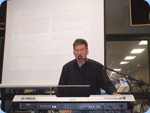 Murray Hancox wrapped-up the Tyros4 launch with some great songs