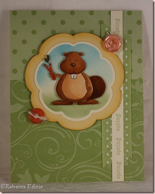 green beaver card