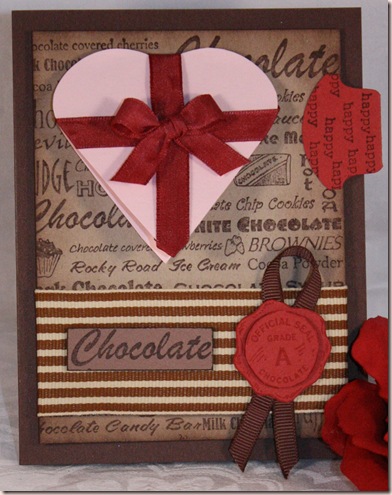 spencers chocolate card