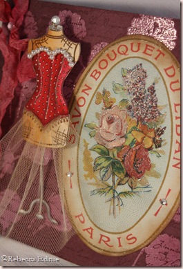 french corset bling closeup