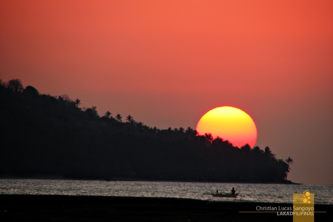 A Blurry Sunset at the Amazona Beach in Abra de Ilog