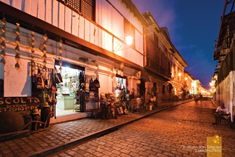 Calle Crisologo at Ilocos Sur's Vigan City