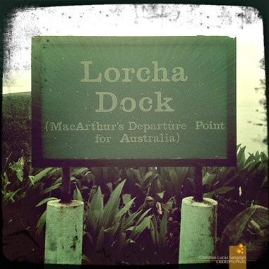 Corregidor's Lorcha Dock Signboard