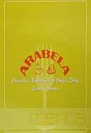 Cafe Arabela's Menu