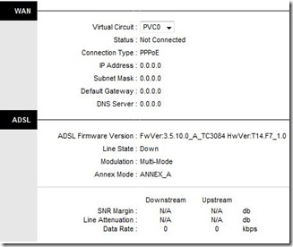 wrong   splitter   Adsl   connection