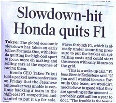 slowdown and honda