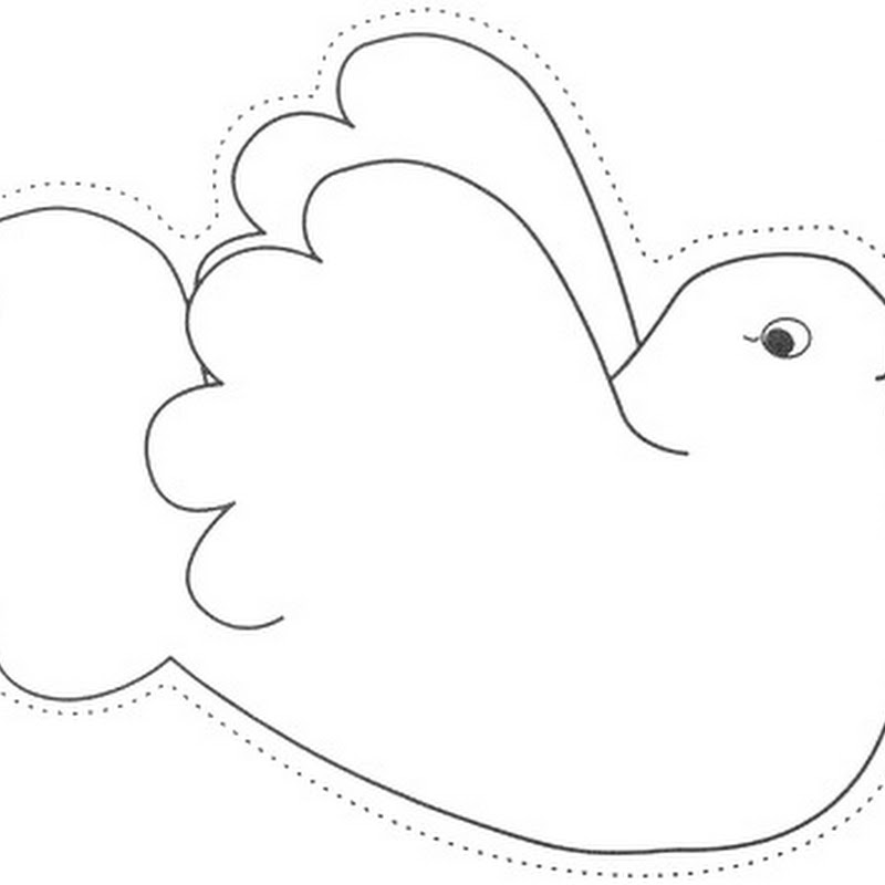 Dibujos para colorear palomas de la paz