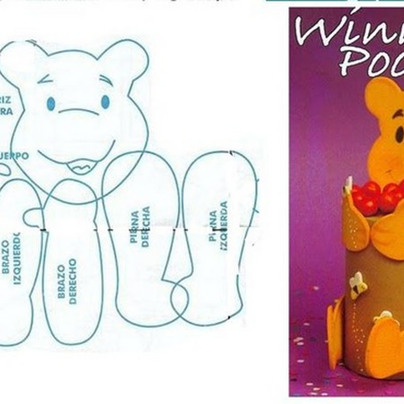 Dulcero Winnie the Pooh en foami