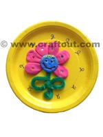 flower-craft-clay-paperplate