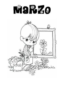 Dibujos para colorear meses del año - Colorear dibujos infantiles