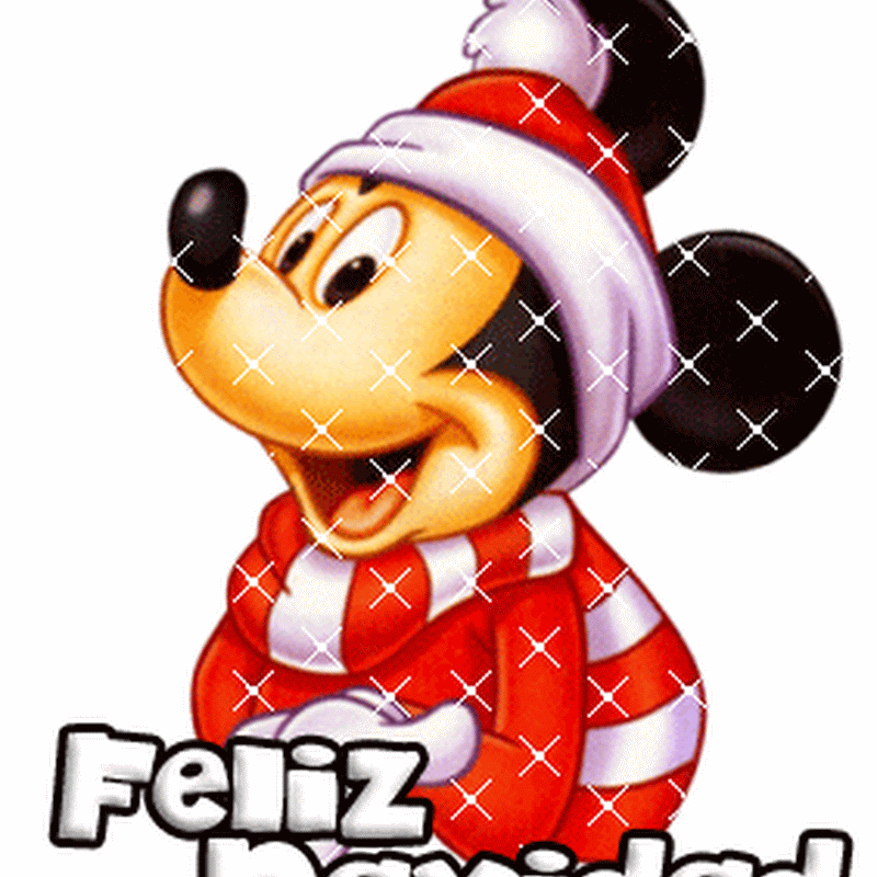 Mickey mouse Navidad dibujos y gifs