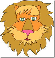 mascara león blogcolorear-com (1)