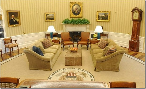 COTE DE TEXAS: The Oval Office: Before & After!!