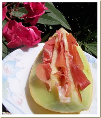 chiffonade melon