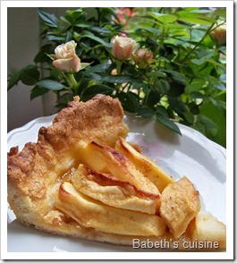 tarte aux pommes du dimanche morceau