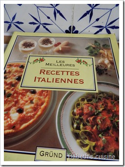 livre recettes italiennes
