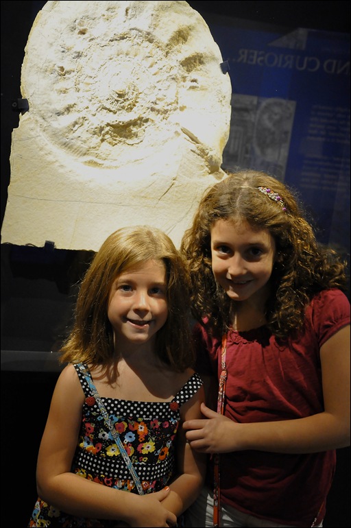 Abby and Jillian at museum