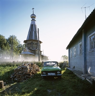 Church of St Alexander Svirsky (1769), Kosmozero, Medvezhegorsk district, Karelia - Photograph by Richard Davies