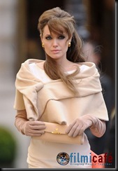 Angelina Jolie  new film 'The Tourist' in Paris,