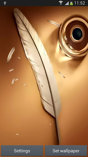 【免費程式庫與試用程式App】Note feather wallpaper-APP點子