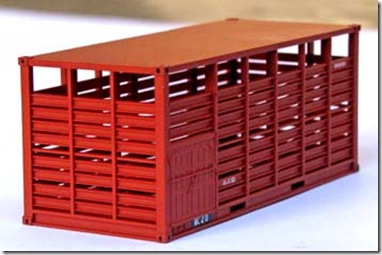 Photos of the newly released Mc Cattle container by SDS