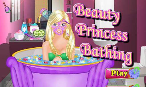Beauty Princess Bathing