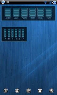 Free Download ICS GLOW Audio Manager Skin APK for Android
