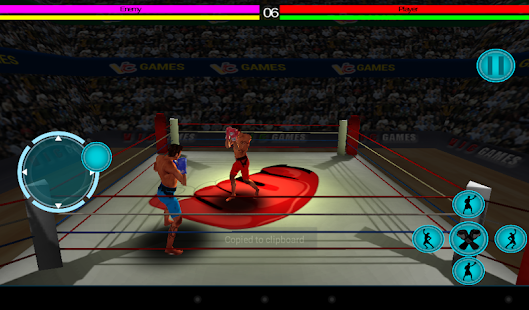 Screenshot dell'applicazione Android 3D boxing game